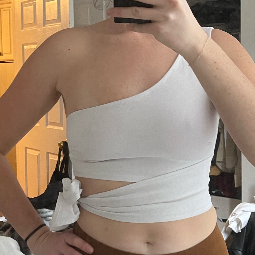 Urban Outfitters White Tie Tank Top